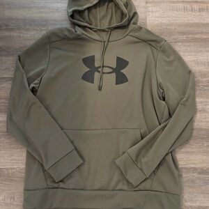 NWT Under Armour Adult XL Faded Green Long Sleeve Hooded Sweatshirt
